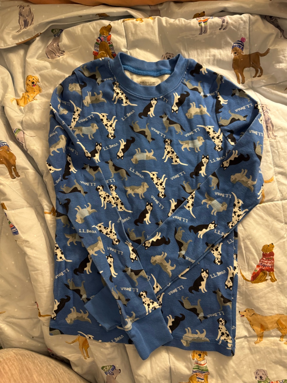 LL Bean pj top size 10
